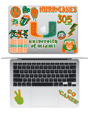 Load image into Gallery viewer, University of Miami Sticker Sheet
