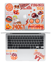 Load image into Gallery viewer, Virginia Tech Sticker Sheet
